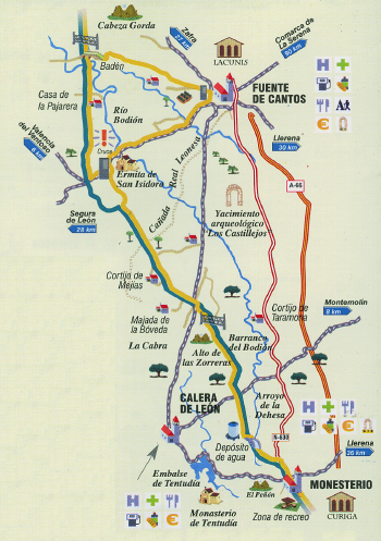 Ruta Via de La Plata Tramo 2 - Monesterio - Fuente de Cantos